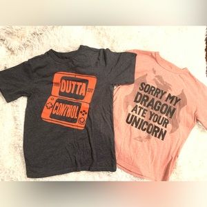 Bundle of two boys 7/8 Children’s Place graphic tees